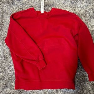Red Lululemon Crewneck sweatshirt!